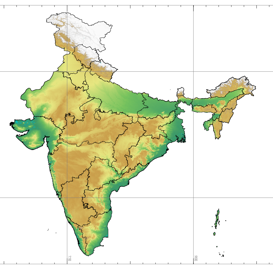 Mapping Resources For India: India-Political
