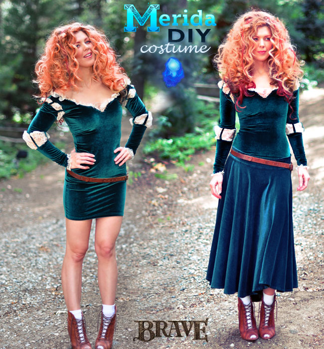 DIY Brave Costume, Princess Merida adult costume