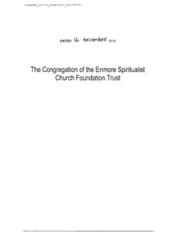 <p class="docs">The Congregation of the Enmore Spiritualist Church Foundation Trust Deed</p>
