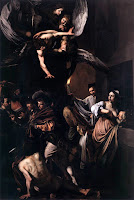 The Seven Works of Mercy (c. 1607) by Michelangelo Merisi da Caravaggio, created in the household of Colonna Family