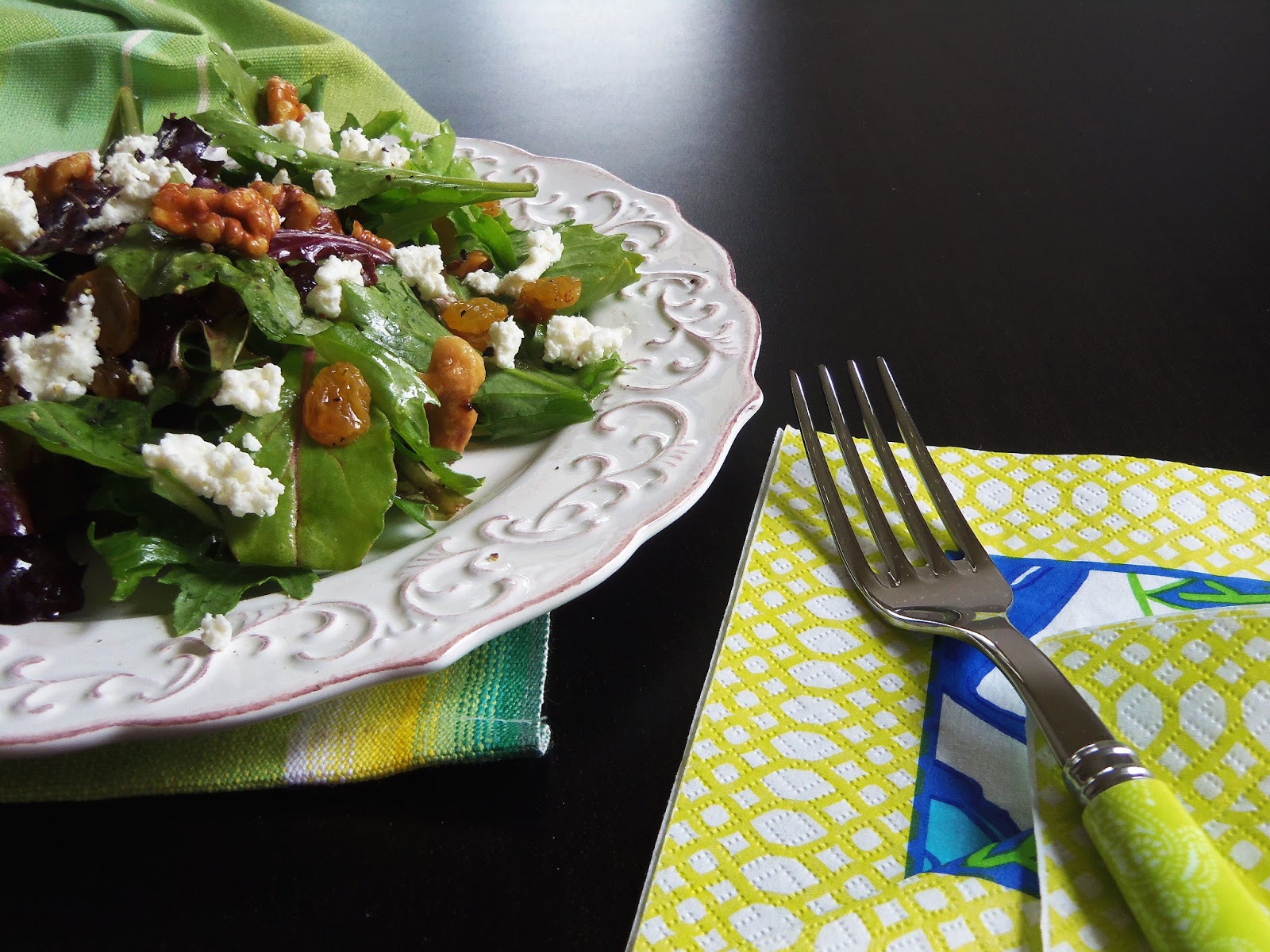 Simply Romanesco Fresh Goat Cheese Salad