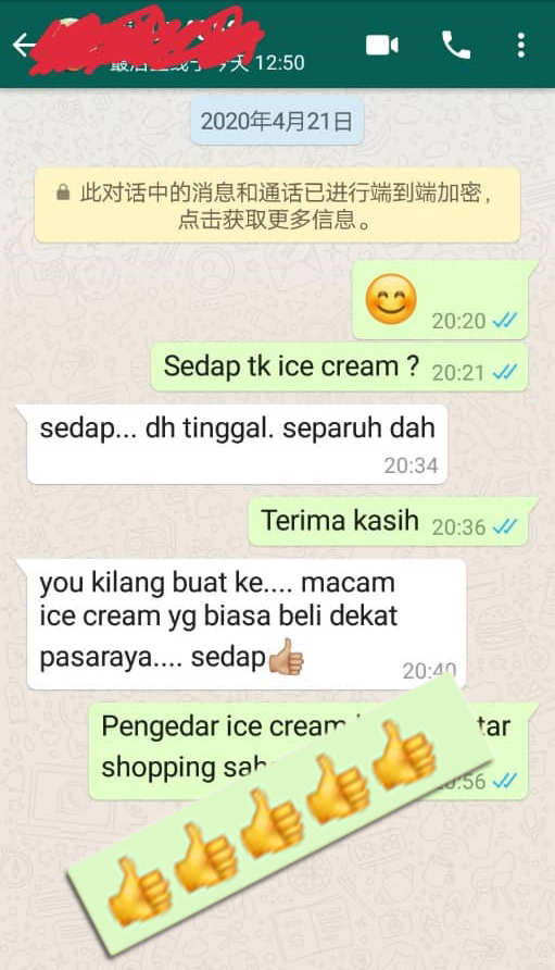 ICE CREAM HOME DELIVERY