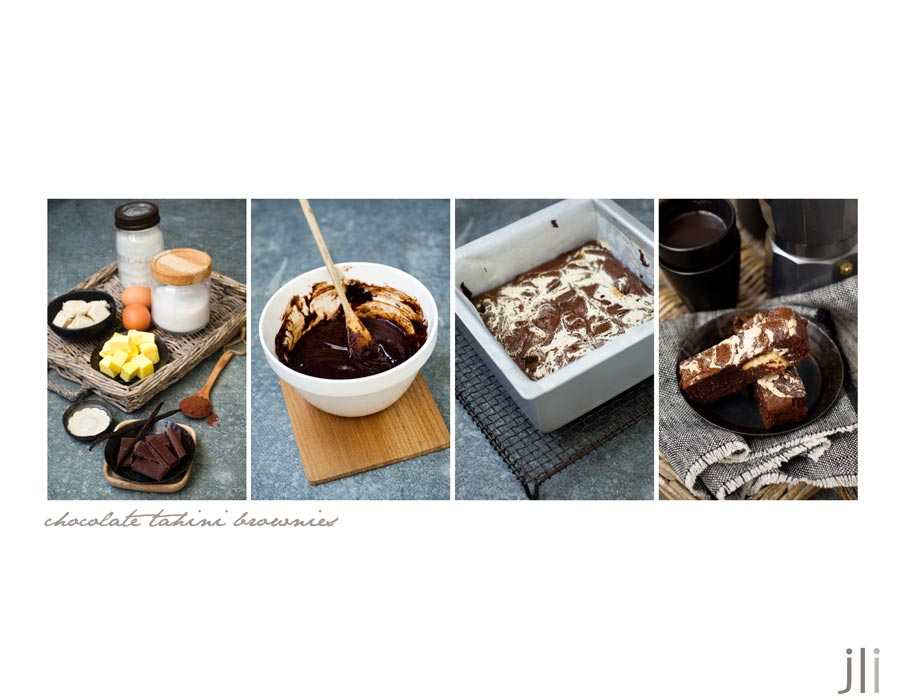 tahini halva brownies / DELICIOUS BITES