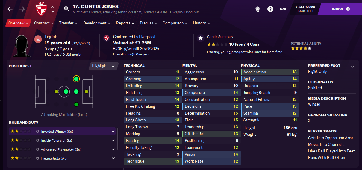 FM21 Liverpool Team Guide - Tactic - Curtis Jones FM21 Liverpool Team Guide - Tactic - Curtis Jones