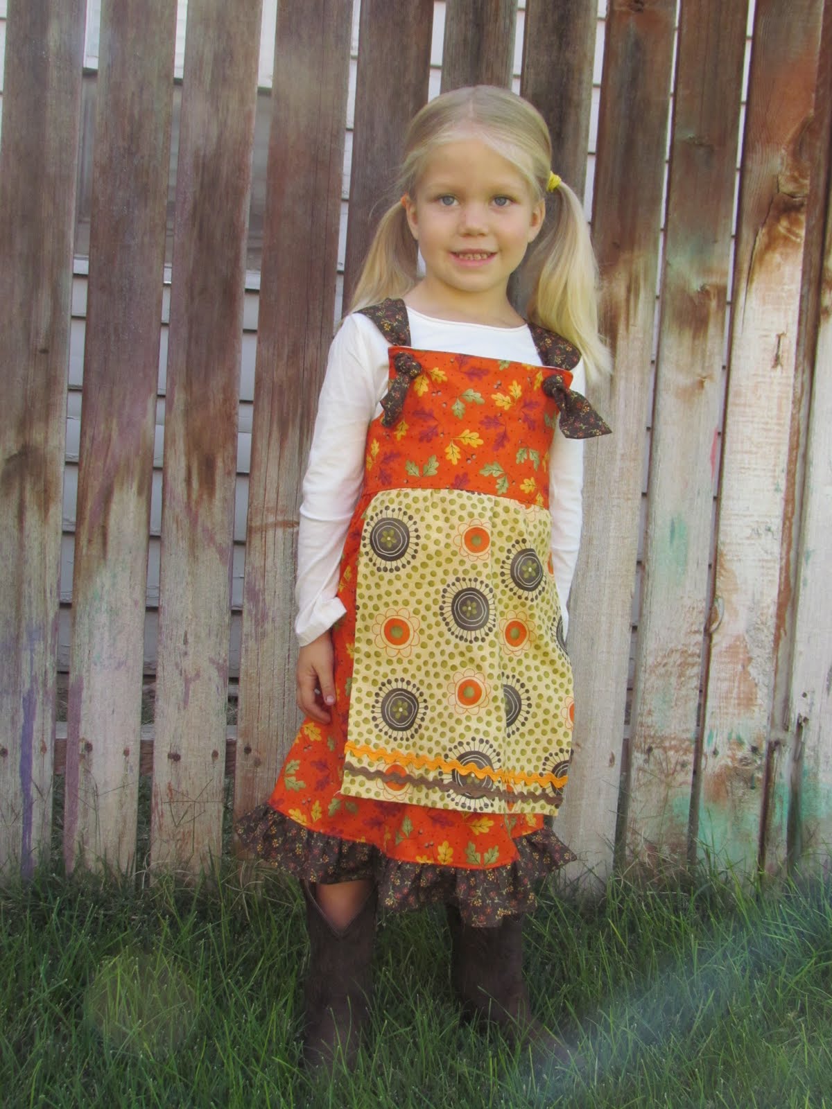 The Little Things Fall Dresses For Little Girls-9823