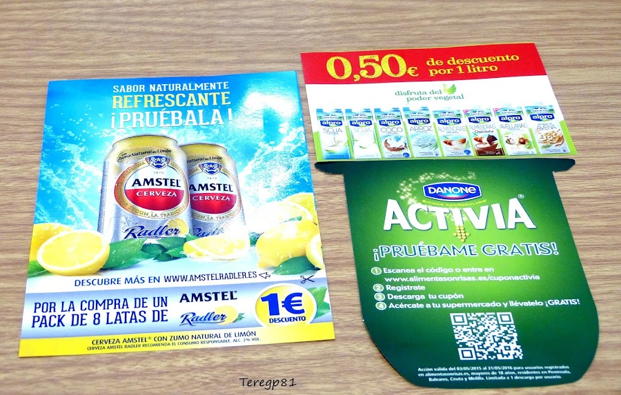 cerveza, leche y yogur