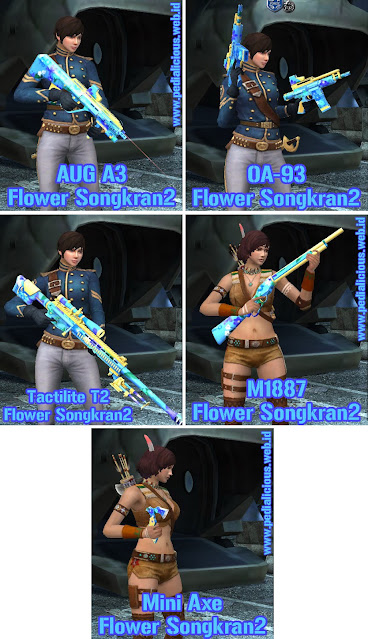Preview Senjata Rules Seri Flower Songkran2 Point Blank Zepetto Indonesia