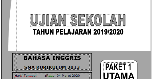 47+ Soal Dan Jawaban Bahasa Inggris Paket C 2020 47+ Soal Dan Jawaban Bahasa Inggris Paket C 2020
