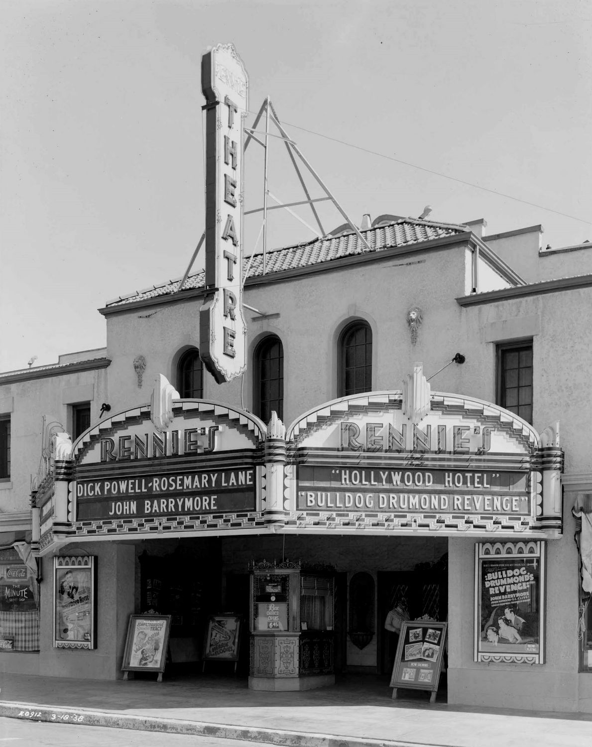 Los Angeles Theatres: Rennie's / Sierra / Crest / Azteca Theatre