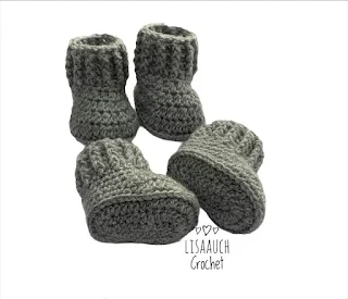 free easy crochet pattern baby booties