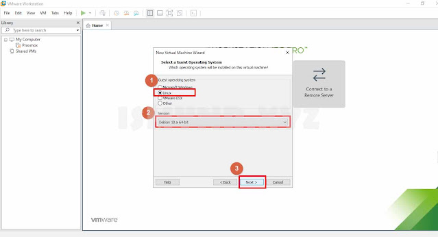 membuat vm di vmware