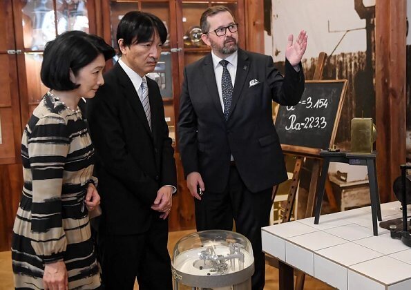 Crown Prince Fumihito and Crown Princess Kiko visited the Lazienki Park, and Marie Curie-Sklodowska Museum and Lowicz