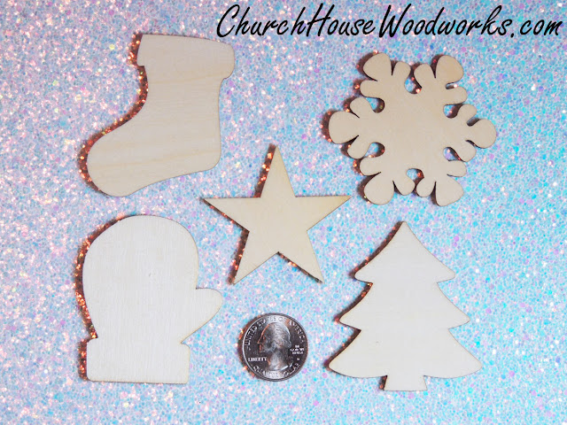 Children's Church Blank Unfinished Wood Ornaments DIY Crafts to Paint On - Kids Church Craft Ideas