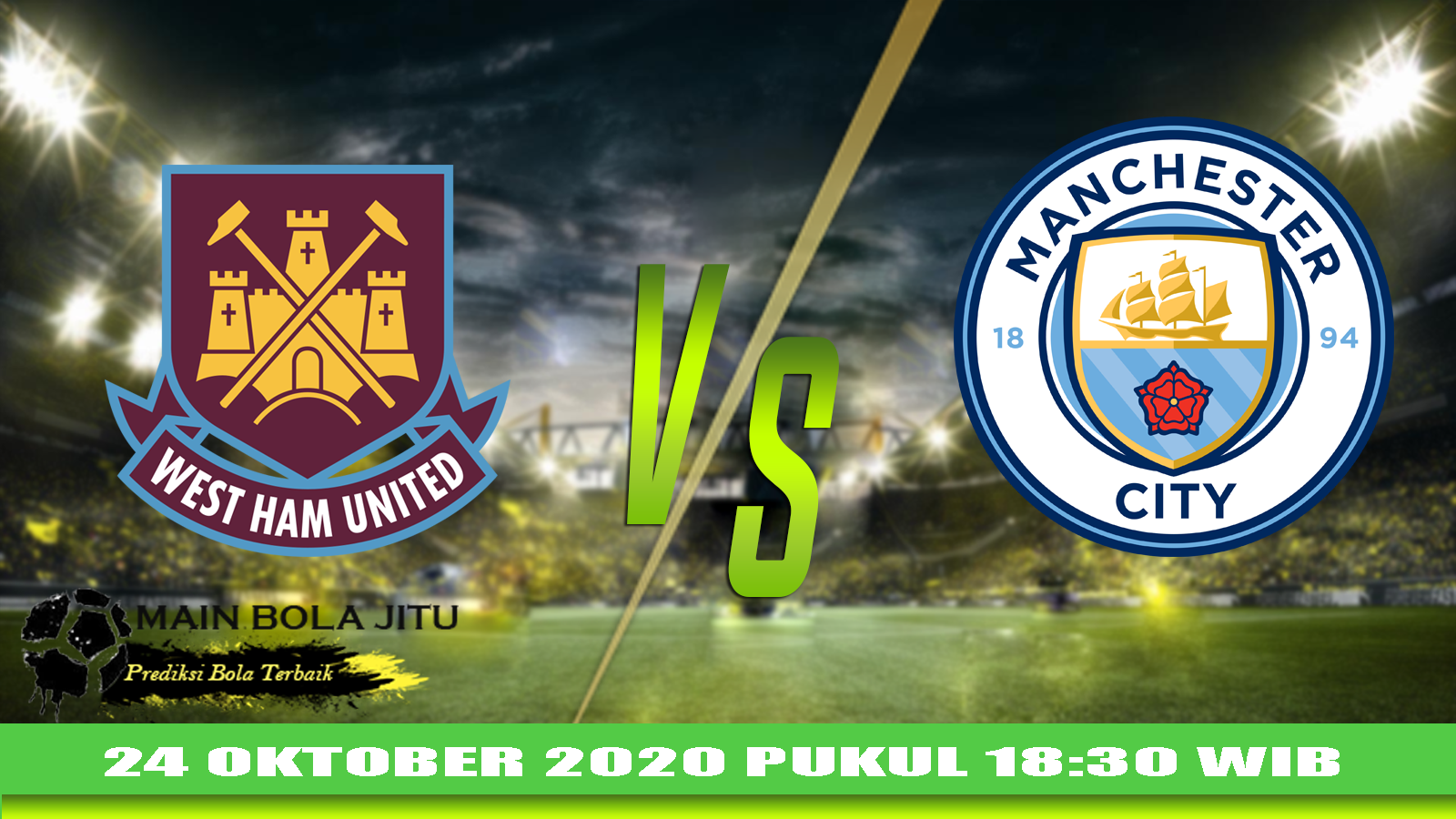 Prediksi Skor West Ham United vs Manchester City