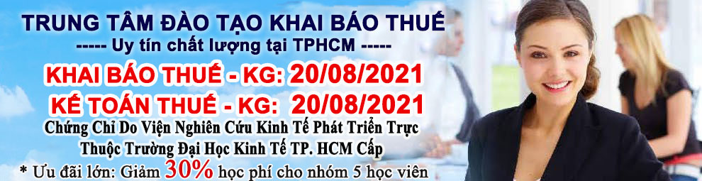 Trung Tâm Học Khai Báo Thuế TP.HCM