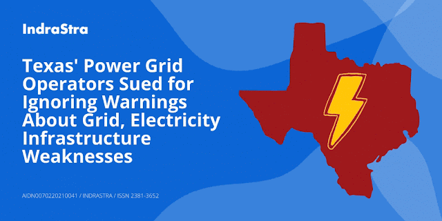 Texas' Power Grid Operators Sued for Ignoring Warnings About Grid, Electricity Infrastructure Weaknesses