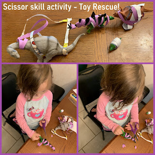 Scissor Skill Activity - Toy Rescue