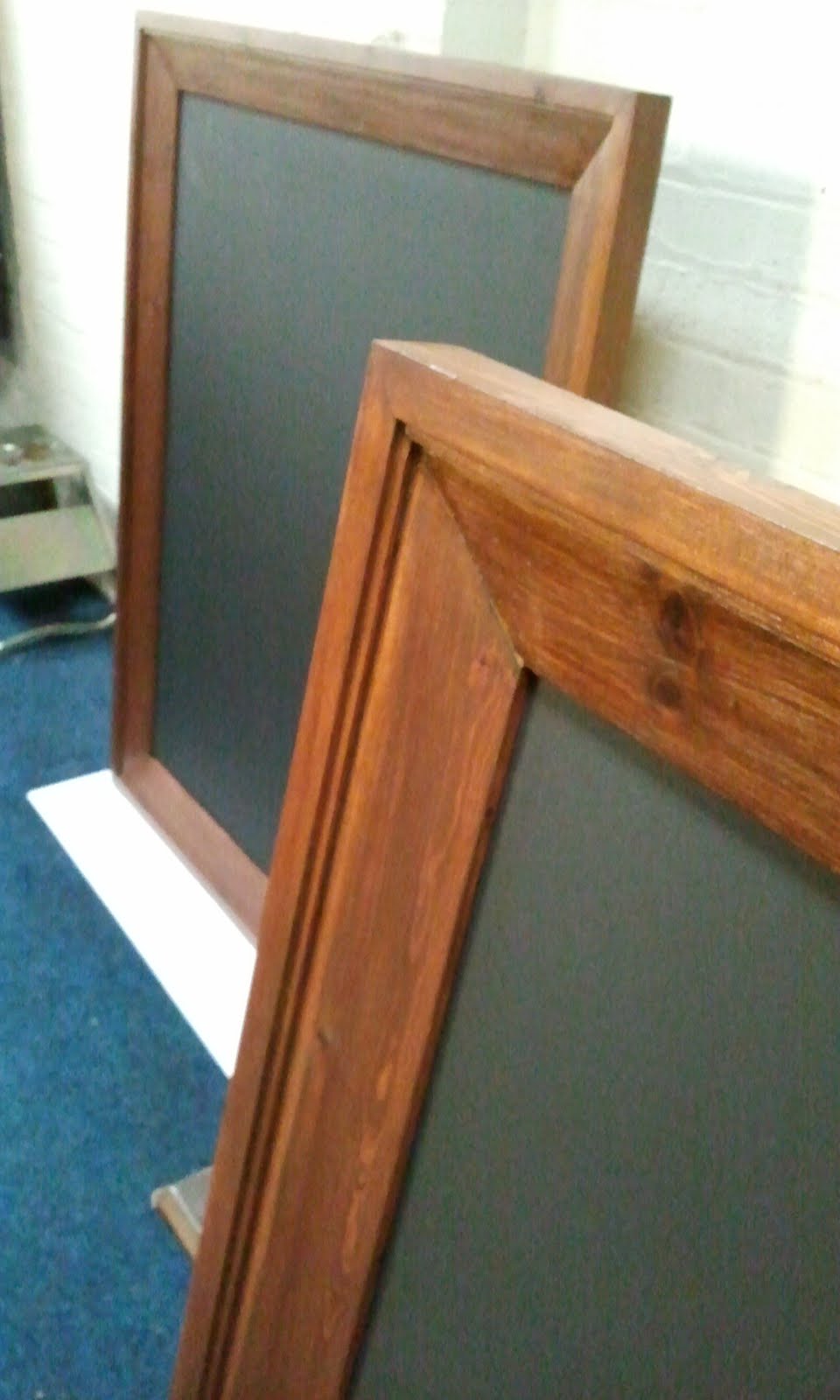 The Green I Signs Blog bespoke hand made wooden chalkboards for the