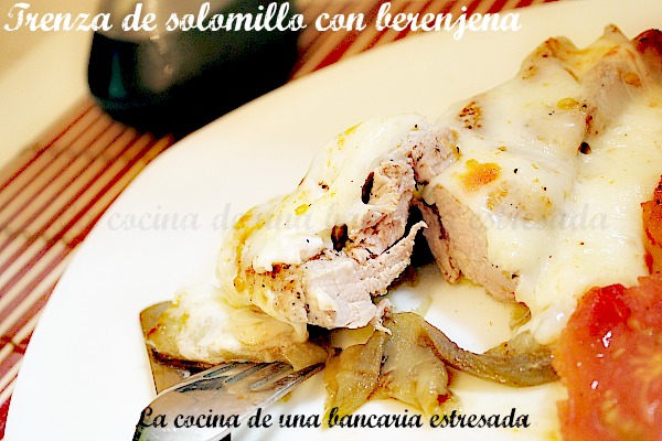 Receta de trenza de solomillo con berenjena paso a paso