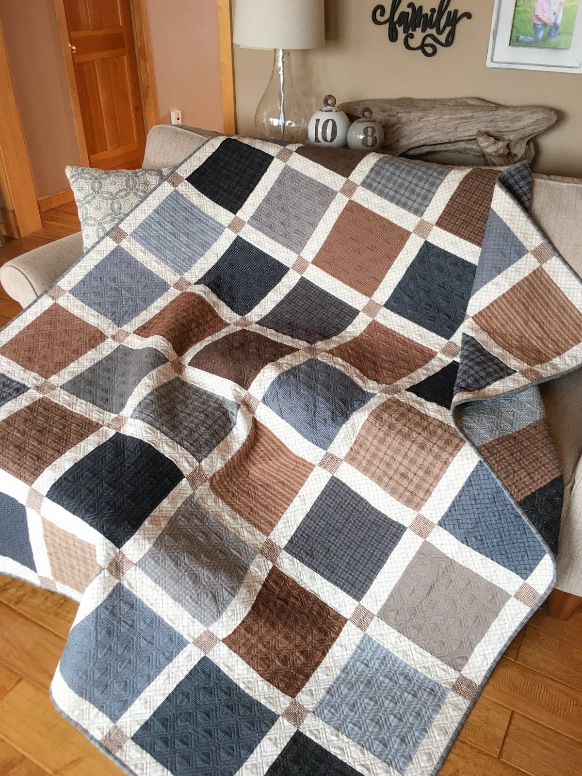 Carried Away Quilting A flannel quilt for the graduate!