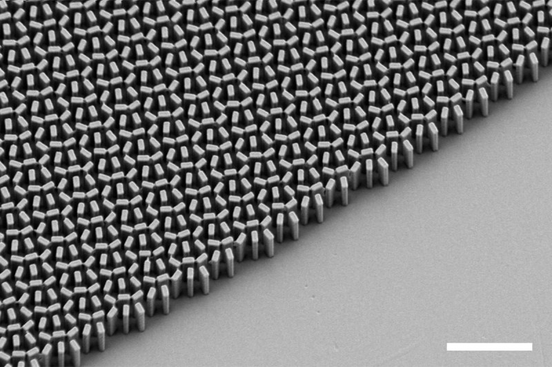 Metamaterial Lens is Thinner than the Light It Bends and Focuses Mono
