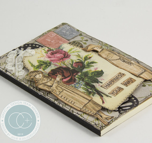 Juliz Design Post : Altered Notebook for Craft Consortium