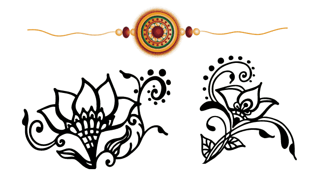 Beautiful Simple Mehndi Design Images for Raksha Bandhan