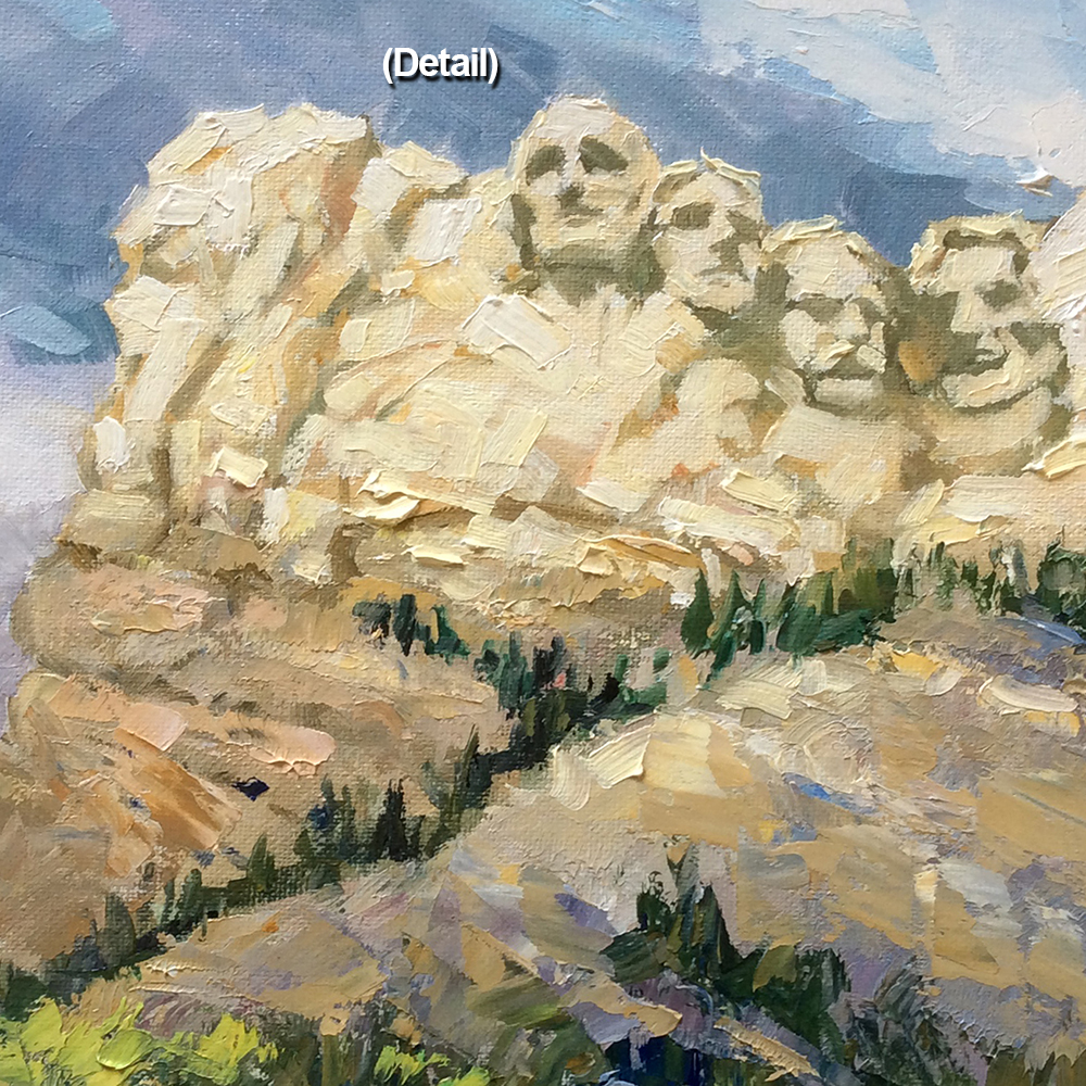 Tom Brown Fine Art Mount Rushmore By Tom Brown