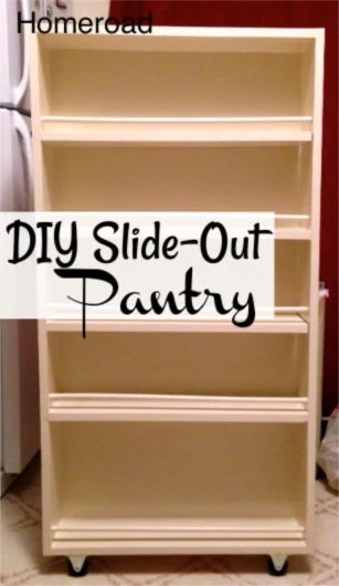 slide out pantry pin for pinterest