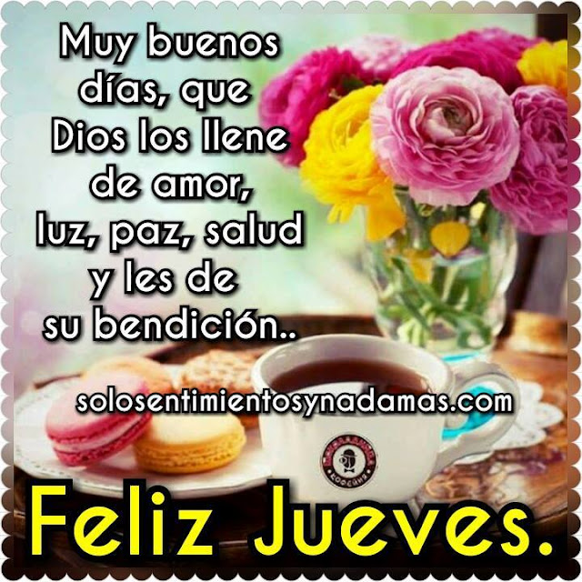 Feliz jueves.