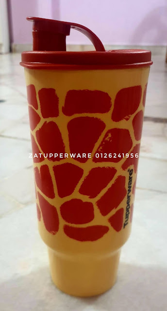 Tupperware Safari Tumbler with Strap (1) 950ml - Giraffe