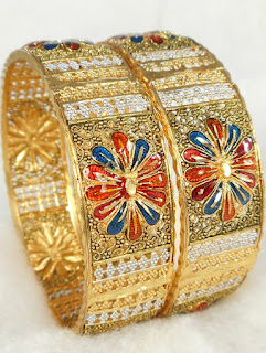 Latest Designs of 1 Gram Gold Plated Bangles