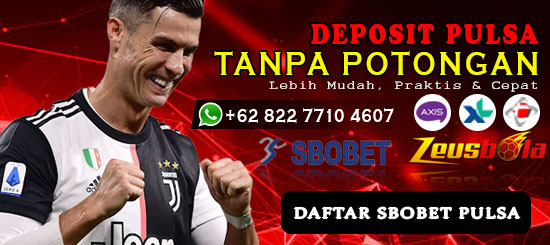 ConvertPulsaOnline: Situs Judi Bola SBOBET Deposit Pulsa Tanpa Potongan
