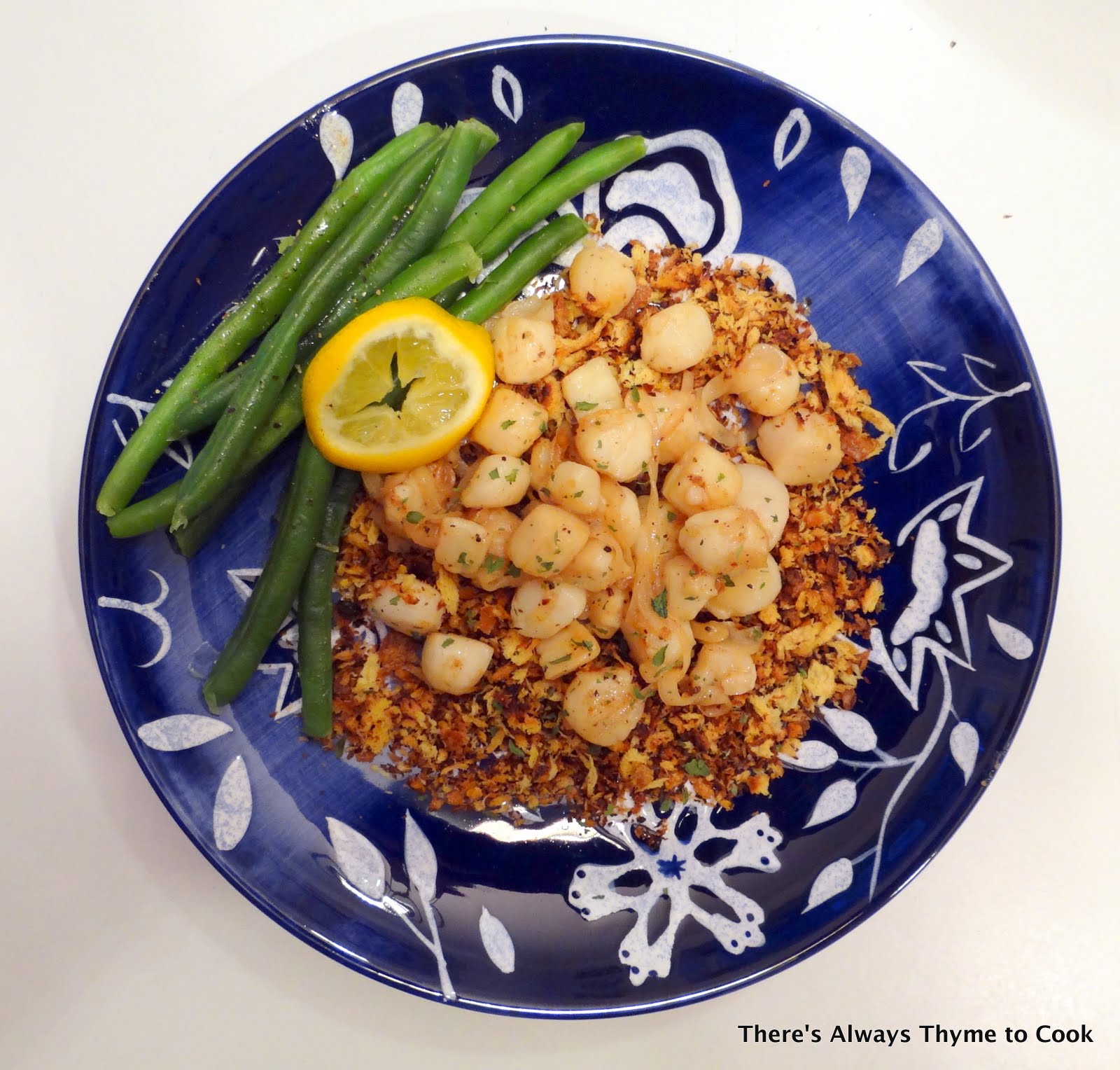 There's always thyme to cook... PanRoasted Bay Scallops