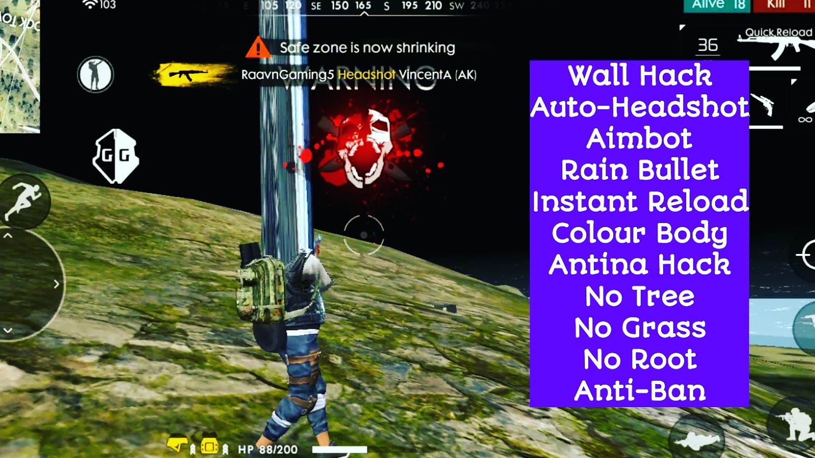 Updated Free Fire 1 35 0 Script Auto Headshot Wall H Ck