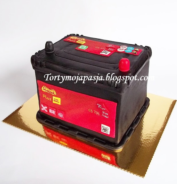 Torty moja pasja / Cakes my passion Tort akumulator / Battery cake