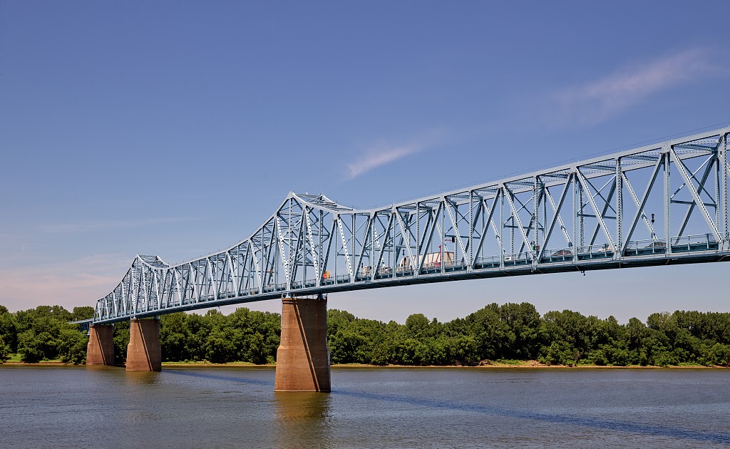 Industrial History 1940 Glover Cary Bridge over Ohio River at