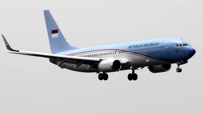 warna pesawat kepresidenan era SBY