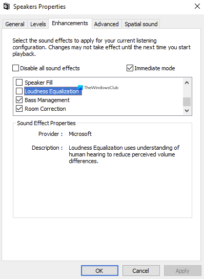 Выравнивание громкости в Windows 10