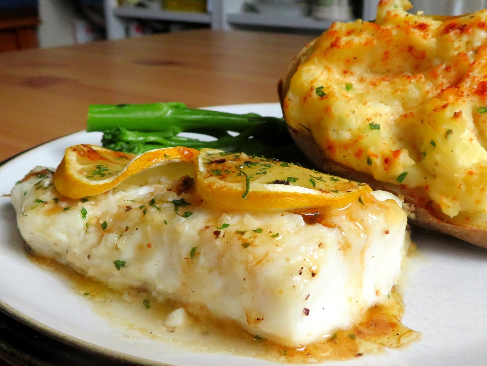 Lemon & Garlic Butter Baked Cod The English Kitchen