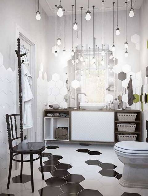 14 Contoh Desain Keramik Kamar Mandi Motif Cantik - Desain ...