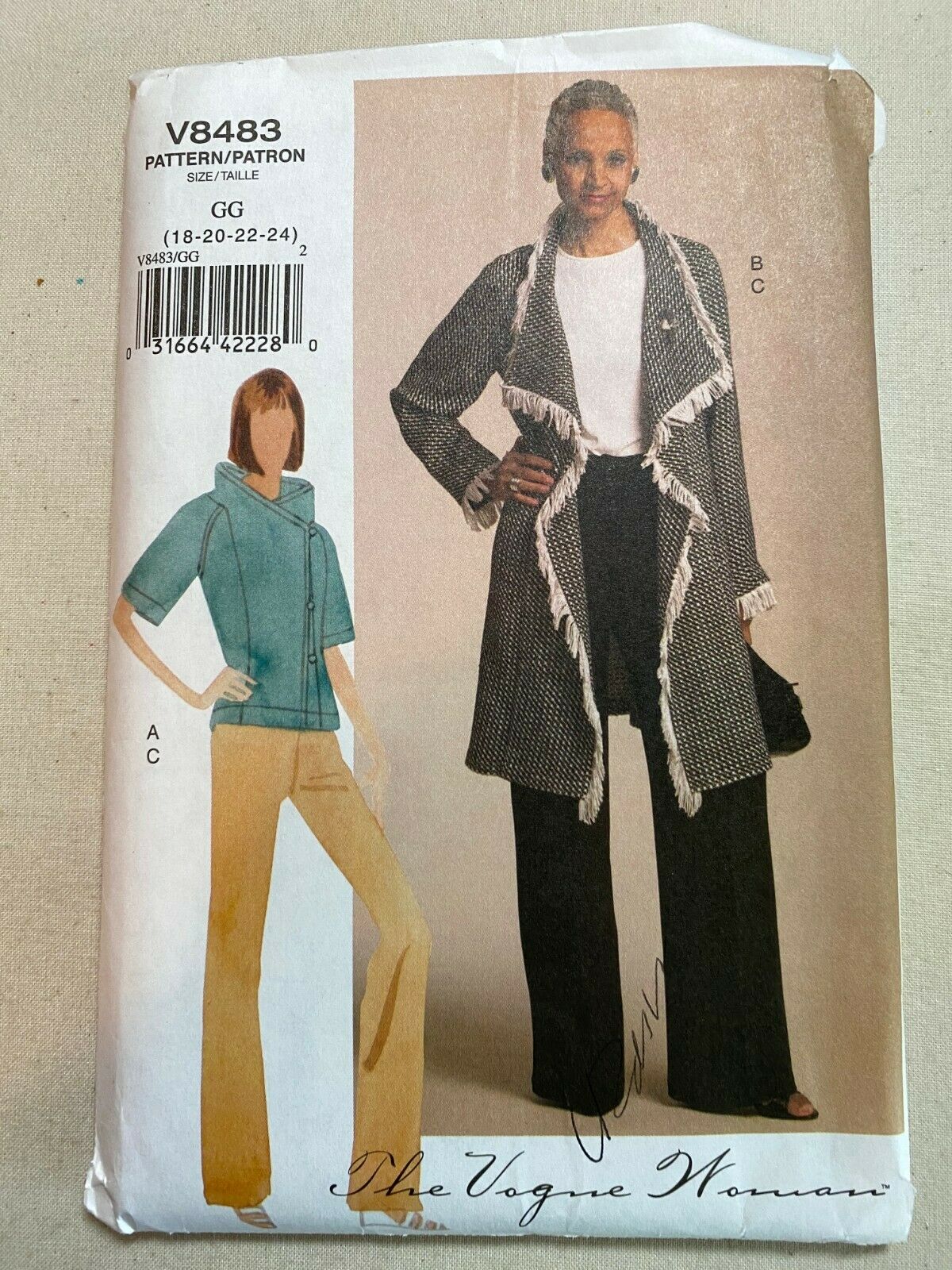 Rhonda's Creative Life: A Great Jacket Pattern, Vogue 8483