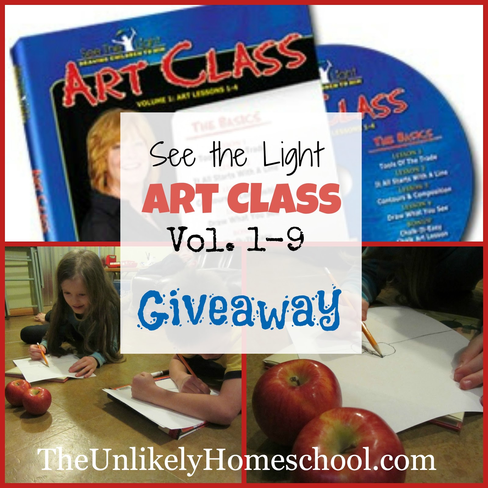 The Unlikely Homeschool ENTIRE Art Class DVD Series GIVEAWAY!