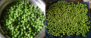 how to make frozen green peas at home