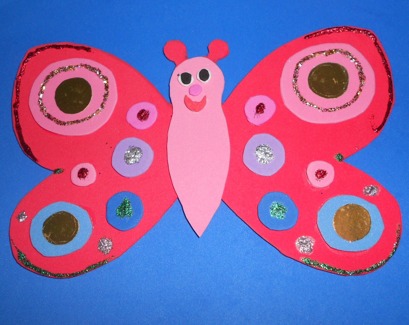 James&May Arts and Crafts Blog Foam Butterfly Craft
