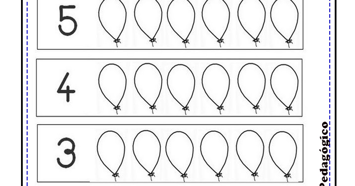 Atividades com Numerais de 1 a 5 – Pinte desenhos de Natal