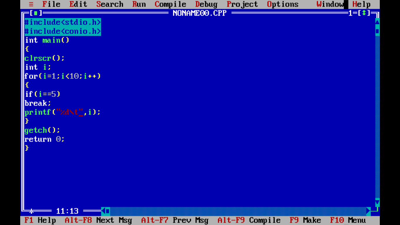 Break and Continue in C ~ Great Learning Courses