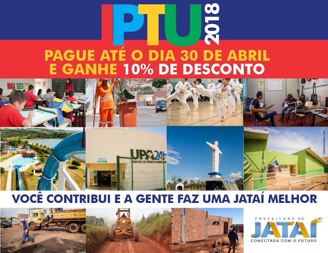 Jataí: IPTU ainda pode ser pago com desconto