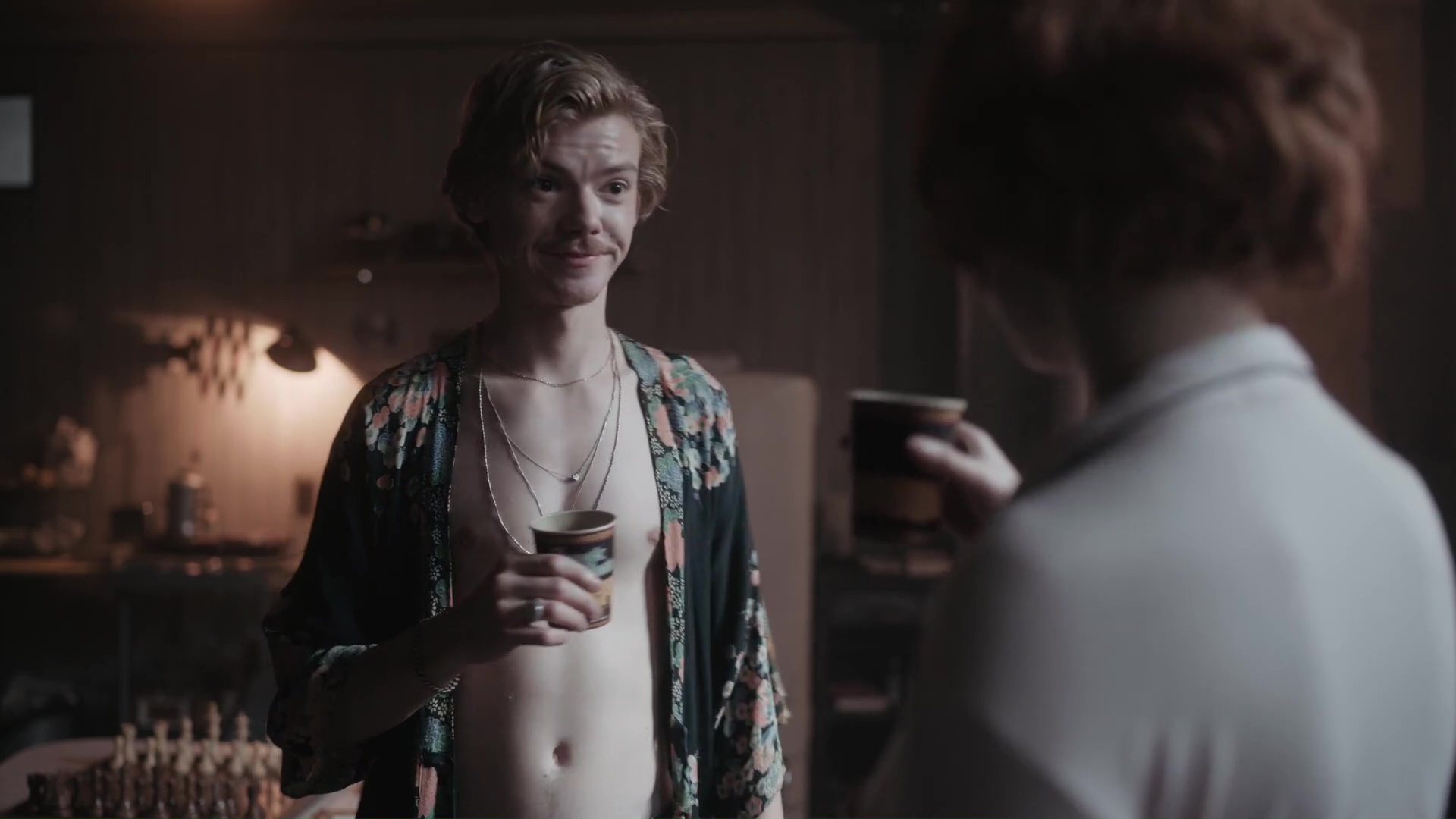 ausCAPS: Thomas Brodie-Sangster shirtless in The Queen's Gambit 1-06  