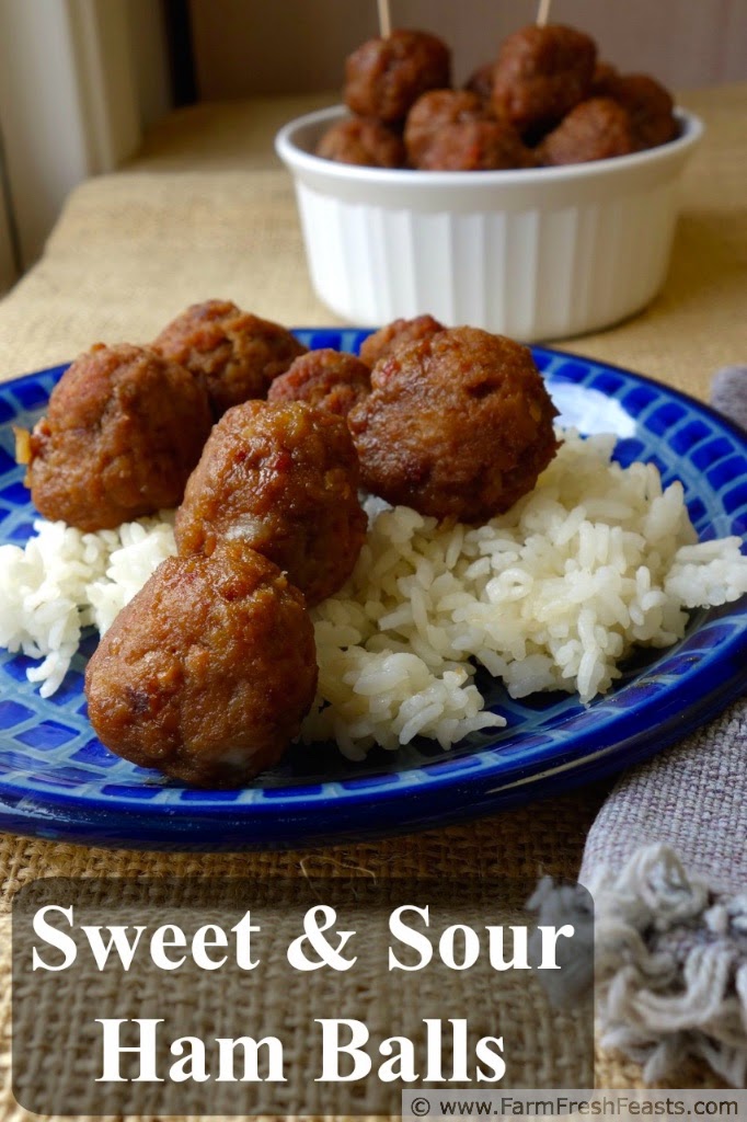 Farm Fresh Feasts Sweet & Sour Ham Balls & Upcycling Food